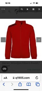 Quick regenjas regenjack jas Jack rood L rode sportjas, Maat 52/54 (L), Verzenden, Zo goed als nieuw, Voetbal