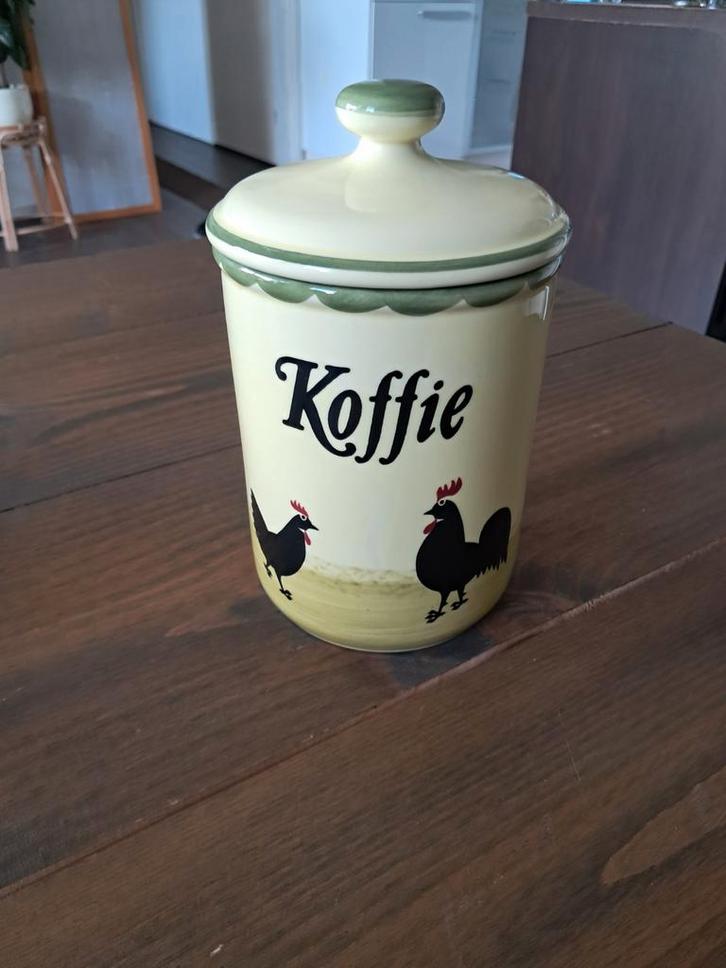 Zeller Keramik Koffiepot Kip & Haan, Antiek en Kunst, Antiek | Keukenbenodigdheden, Ophalen of Verzenden