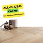 Plak pvc. Visgraat, Ophalen, 50 tot 150 cm, Zo goed als nieuw, 10 tot 30 cm