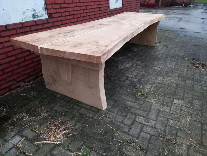 Robuuste eiken tuintafel - 3.65m lang, Tuin en Terras, Tuintafels, Nieuw, Rechthoekig, Ophalen of Verzenden