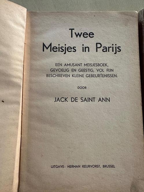 Twee meisjes in Parijs, door Jack de Saint Ann, Boeken, Kinderboeken | Jeugd | 10 tot 12 jaar, Gelezen, Fictie, Ophalen of Verzenden