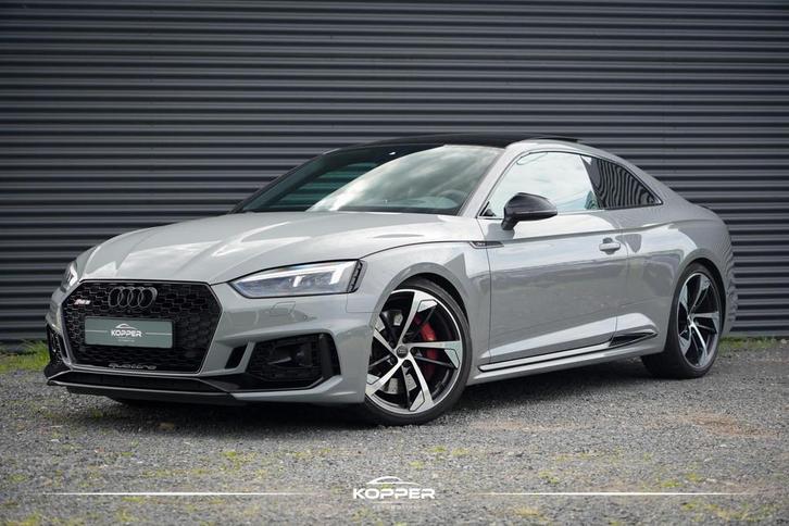 Audi RS5 Coupé 2.9 TFSI A5 quattro / Miltek / Pano / ACC, Auto's, Audi, Bedrijf, Te koop, RS5, 360° camera, 4x4, ABS, Achteruitrijcamera
