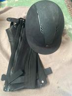 Set paardrijden cap en chaps, Ophalen of Verzenden, Cap