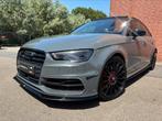 Audi S3 2.0 TSI DSG 400PK/ Pano/ 19” OZ/ RS LEER/ VOL !, Automaat, Zwart, 1984 cc, Bedrijf