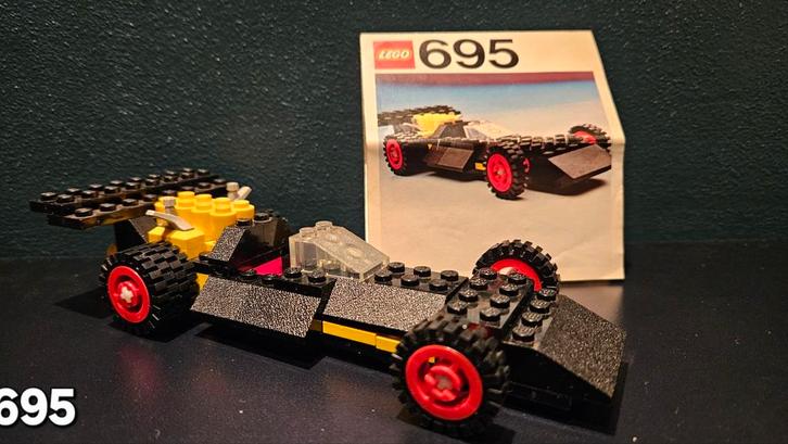 Lego 695 - Ruimte Racer - Vintage!, Kinderen en Baby's, Speelgoed | Duplo en Lego, Gebruikt, Lego, Complete set, Ophalen of Verzenden