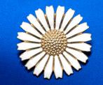 Originele Deense A. Michelsen Margriet Broche Verguld Zilver, Verzenden, Zilver, Broche, Verguld