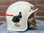 Brandweerhelm brandweer MSA, Ophalen of Verzenden, Landmacht, Nederland, Embleem of Badge