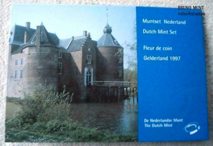 FDC Muntset 1997 Gelderland, Postzegels en Munten, Munten | Nederland, Setje, Overige waardes, Koningin Beatrix, Verzenden