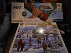 Puzzelmat & Winter Fun Puzzel - 1000 stukjes, Ophalen, 500 t/m 1500 stukjes, Zo goed als nieuw, Legpuzzel