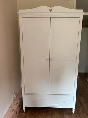 Kledingkast Emma Lilli - helder wit beschikbaar voor biedingen