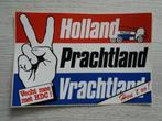 sticker HOLLAND DUCK PRACHTLAND VRACHTLAND hou 't zo !, Ophalen of Verzenden, Zo goed als nieuw, Bedrijf of Vereniging