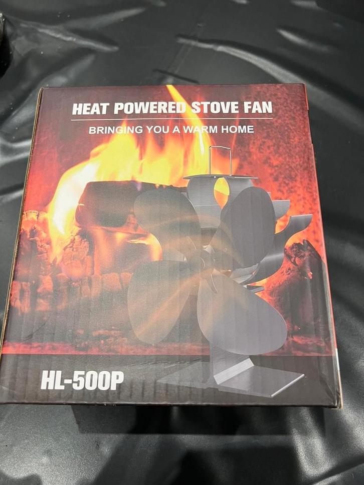 Nieuwe stille kachelventilator – warmte aangedreven,, Huis en Inrichting, Kachels, Nieuw, Overige soorten, Elektrisch, Ophalen of Verzenden