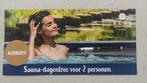 Blue Wellness Sauna Dagentree voor 2 personen, Tickets en Kaartjes, Twee personen, Cadeaubon, Spa of Sauna