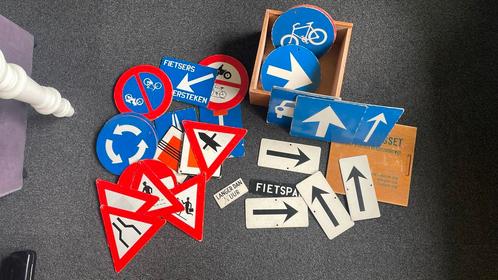 Vintage verkeersset, Antiek en Kunst, Antiek | Woonaccessoires, Ophalen of Verzenden