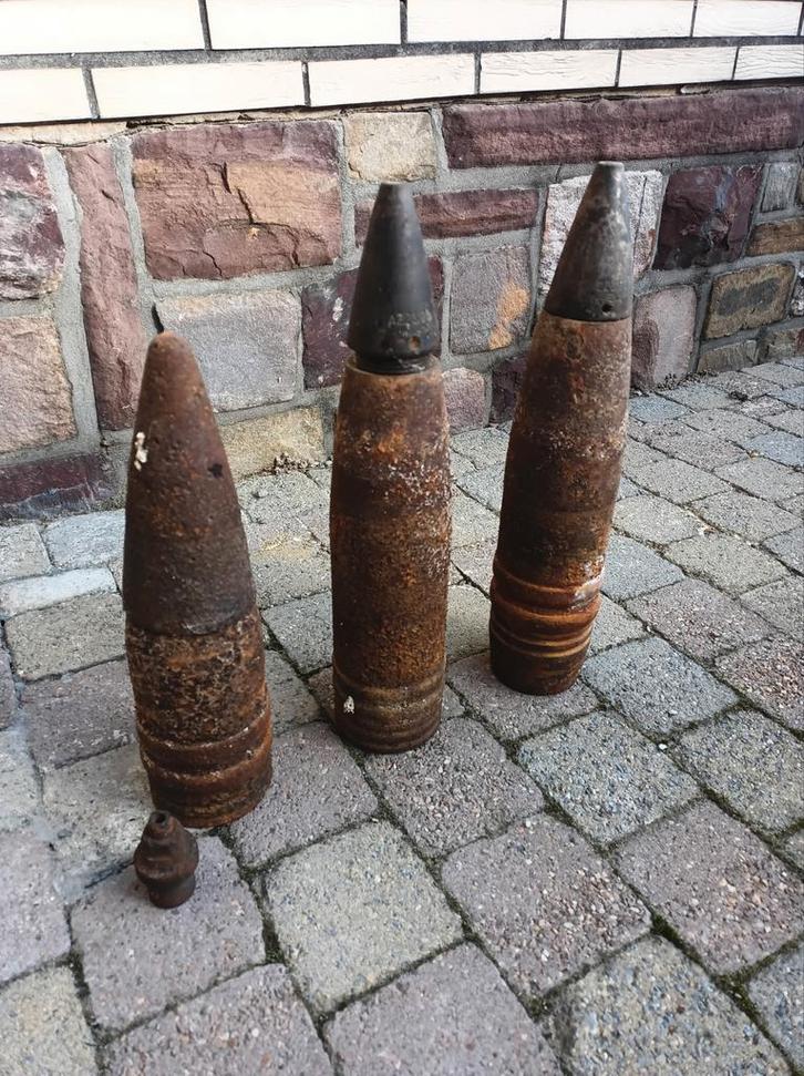 Projectielen Tiger I/II Duits WO2, Verzamelen, Militaria | Tweede Wereldoorlog, Landmacht, Hulzen of Bodemvondsten, Duitsland