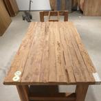 SPOTGOEDKOPE TEAK EETKAMERTAFELBLADEN UIT VOORRAAD !!!, 200 cm of meer, Nieuw, Eikenhout, Landelijk, scandinavisch, industrieel