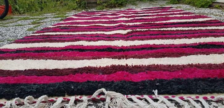 Handgeknoopt Berber kleed wol, Huis en Inrichting, Stoffering | Tapijten en Kleden, Zo goed als nieuw, 150 tot 200 cm, 200 cm of meer