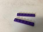 Lego plaat 1x6 donker paars, Ophalen of Verzenden, Gebruikt, Losse stenen, Lego