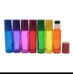 Chakra set olie rollers van glas, Ophalen of Verzenden, Nieuw, Aroma