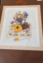 BORDUURPAKKET LANARTE MARJOLEIN BASTIN VIOLETS, Hobby en Vrije tijd, Borduren en Borduurmachines, Verzenden, Nieuw, Handborduren