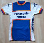 Vintage koerstrui wielershirt Panasonic Raleigh, Helm, Ophalen of Verzenden, Zo goed als nieuw