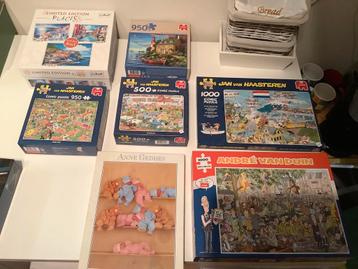 Jan van Haasteren puzzels 1000, 950, 500 stukjes beschikbaar voor biedingen