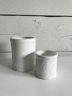 Pols Potten porseleinen waxinelichthouders, Overige materialen, Gebruikt, Wit, Ophalen of Verzenden