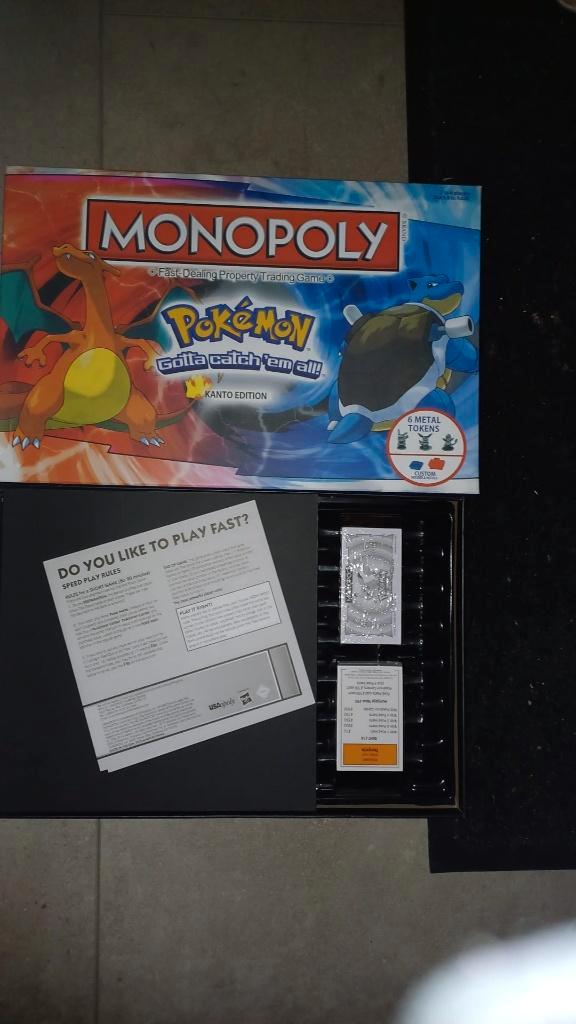 bordspel inhoud in seal Monopoly Pokemon Kanto Monopolie, Hobby en Vrije tijd, Gezelschapsspellen | Bordspellen, Nieuw, Een of twee spelers