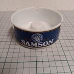 asbak Samson blauw,goud plastic 10cm  (shagtabak), Ophalen of Verzenden, Zo goed als nieuw, Asbak