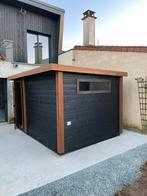 Thermowood buitensauna met Voorruimte / omkleedt ruimte, Ophalen of Verzenden, Nieuw, Fins of Traditioneel, Complete sauna