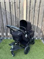 Bugaboo Donkey 3 Duo incl. wieg, 2x stoel & plankje, Zo goed als nieuw, Ophalen, Kinderwagen, Duowagen