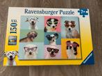 Ravensburger Puzzel XXL - Honden met Brillen, Ophalen of Verzenden, Meer dan 50 stukjes, Zo goed als nieuw, 6 jaar of ouder