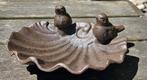 VOGELDRINKSCHAAL / DRINKSCHAAL / gietijzer, Nieuw, Info@huisentuindecoratiemarie.nl, Huis en tuin decoratie marie, Peize
