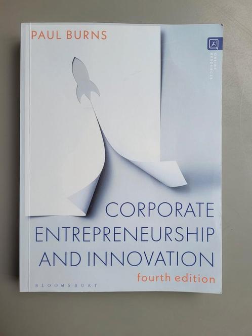 Corporate entrepreneurship and innovation Paul Burns, Boeken, Informatica en Computer, Zo goed als nieuw, Ophalen of Verzenden
