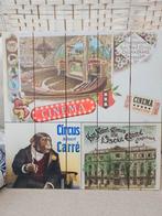 Muurdecoratie op vurenhout 50x50 t.e.a.b hapjesplank carre, 50 tot 75 cm, Ophalen of Verzenden, 50 tot 75 cm, Print