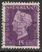 Nederland 1947 480 Wilhelmina 15c, Gest, Postzegels en Munten, Postzegels | Nederland, Ophalen of Verzenden, Na 1940, Gestempeld