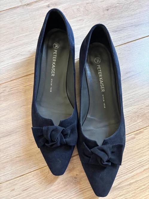 Peter Kaiser damesschoen, blauw suède, Maat 40, Kleding | Dames, Schoenen, Zo goed als nieuw, Schoenen met lage hakken, Blauw
