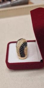 Gouden Ring 18K (750), Ophalen of Verzenden, Zo goed als nieuw, 17 tot 18, Dame