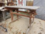 Bijzondere antieke tafel, Huis en Inrichting, Tafels | Eettafels, Ophalen, Gebruikt, 50 tot 100 cm, 100 tot 150 cm