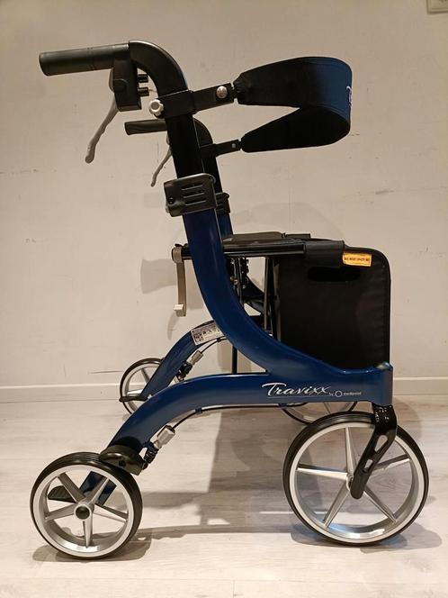 Travixx Deluxe M lichtgewicht rollator incl Servicebeurt., Diversen, Rollators, Zo goed als nieuw, Lichtgewicht, Opvouwbaar, Ophalen of Verzenden