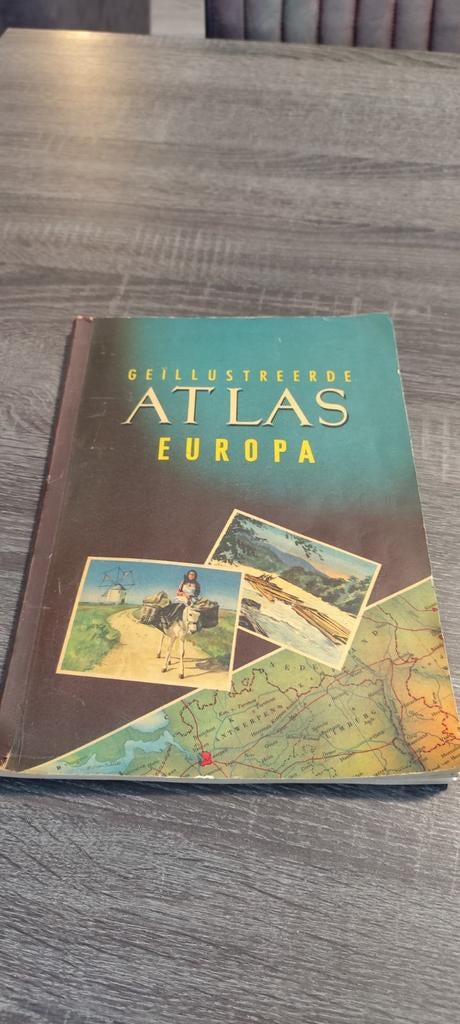 Geïllustreerde Atlas Europa 1954 compleet, Ophalen of Verzenden