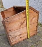 Oude houten kist - bak, Minder dan 50 cm, Minder dan 50 cm, Gebruikt, Ophalen