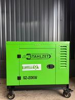 SZ-20KW STAGE V DIESELGENERATOR / AGREGRAAT – 20 kVA, Dieselolie, Geluidgedempt, Nieuw, Ophalen of Verzenden