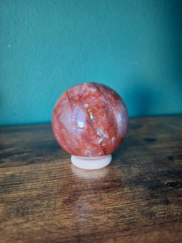 Bol vuurkwarts, Verzamelen, Mineralen en Fossielen, Verzenden