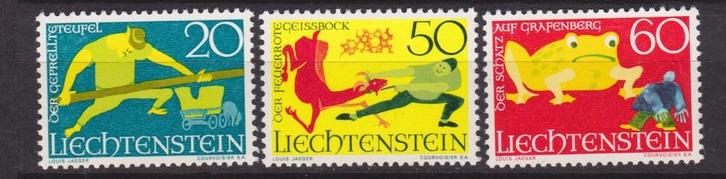 TSS Kavel 220001 Liechtenstein  sprookjes PF  minr 518-520, Postzegels en Munten, Postzegels | Europa | Overig, Postfris, Overige landen