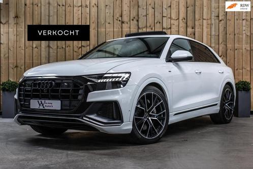 Audi Q8 55 TFSI e Quattro S-Line *Pano*RS-Stoelen*360 Camera, Auto's, Audi, Bedrijf, Q8, 360° camera, 4x4, ABS, Achteruitrijcamera