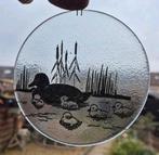 Glazen raamhanger met eendjes nr2., Antiek en Kunst, Ophalen of Verzenden