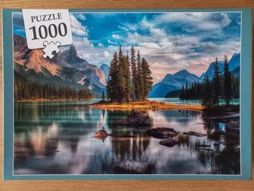 Prachtige puzzel 1000, Spirit Island Canada, herfst, ZGAN!!! beschikbaar voor biedingen