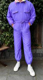 Vintage Retro Skipak S/M, Kleding | Dames, Wintersportkleding, Maat 38/40 (M), Ophalen of Verzenden, Purple, Gedragen