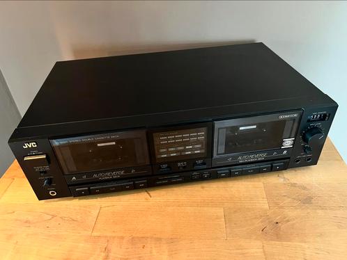 📼 JVC TD-W501BK Cassette Deck - Auto Reverse - Als nieuw!, Audio, Tv en Foto, Cassettedecks, JVC, Ophalen of Verzenden